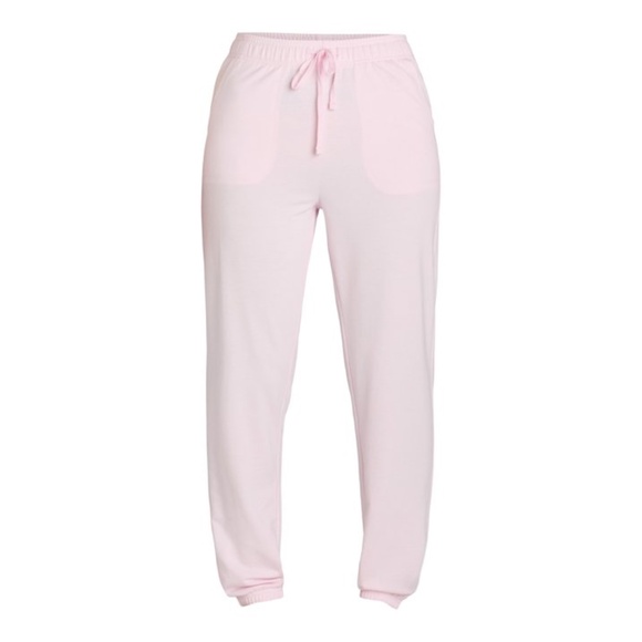 NEW Women 2 piece sweatsuit set Pull over Hoodie w Jogger Pants Pink M - Picture 12 of 17